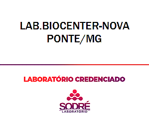 Exame Toxicológico - Nova Ponte-MG - LAB.BIOCENTER-NOVA PONTE/MG (C.N.H, Empregado CLT, Concurso Público)