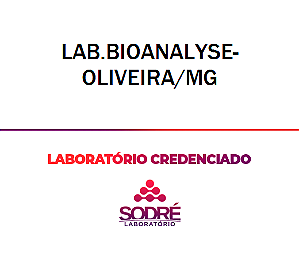Exame Toxicológico - Oliveira-MG - LAB.BIOANALYSE-OLIVEIRA/MG (C.N.H, Empregado CLT, Concurso Público)