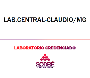 Exame Toxicológico - Claudio-MG - LAB.CENTRAL-CLAUDIO/MG (C.N.H, Empregado CLT, Concurso Público)