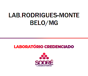 Exame Toxicológico - Monte Belo-MG - LAB.RODRIGUES-MONTE BELO/MG (C.N.H, Empregado CLT, Concurso Público)