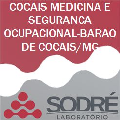 Exame Toxicológico - Barao De Cocais-MG - COCAIS MEDICINA E SEGURANCA OCUPACIONAL-BARAO DE COCAIS/MG (C.N.H, Empregado CLT, Concurso Público)