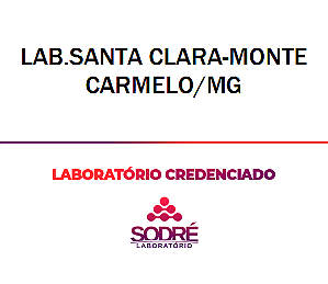 Exame Toxicológico - Monte Carmelo-MG - LAB.SANTA CLARA-MONTE CARMELO/MG (C.N.H, Empregado CLT, Concurso Público)