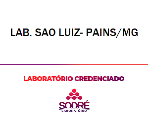 Exame Toxicológico - Pains-MG - LAB. SAO LUIZ- PAINS/MG (C.N.H, Empregado CLT, Concurso Público)