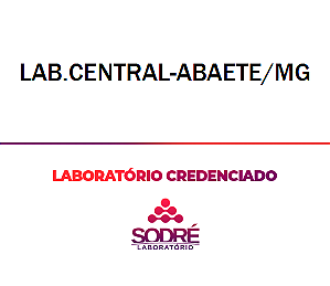 Exame Toxicológico - Abaete-MG - LAB.CENTRAL-ABAETE/MG (C.N.H, Empregado CLT, Concurso Público)