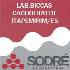 Exame Toxicológico - Cachoeiro De Itapemirim-ES - LAB.BICCAS-CACHOEIRO DE ITAPEMIRIM/ES (C.N.H, Empregado CLT, Concurso Público)