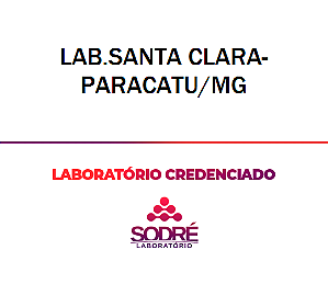 Exame Toxicológico - Paracatu-MG - LAB.SANTA CLARA-PARACATU/MG (C.N.H, Empregado CLT, Concurso Público)