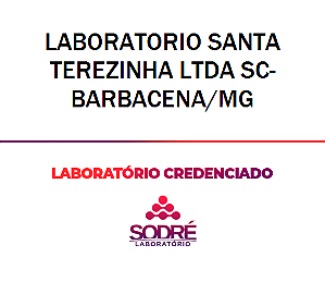 Exame Toxicológico - Barbacena-MG - LABORATORIO SANTA TEREZINHA LTDA SC-BARBACENA/MG (C.N.H, Empregado CLT, Concurso Público)