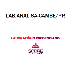 Exame Toxicológico - Cambe-PR - LAB.ANALISA-CAMBE/PR (C.N.H, Empregado CLT, Concurso Público)