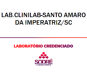 Exame Toxicológico - Santo Amaro Da Imperatriz-SC - LAB.CLINILAB-SANTO AMARO DA IMPERATRIZ/SC (C.N.H, Empregado CLT, Concurso Público)