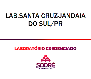 Exame Toxicológico - Jandaia Do Sul-PR - LAB.SANTA CRUZ-JANDAIA DO SUL/PR (C.N.H, Empregado CLT, Concurso Público)