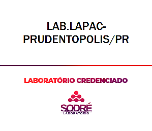 Exame Toxicológico - Prudentopolis-PR - LAB.LAPAC-PRUDENTOPOLIS/PR (C.N.H, Empregado CLT, Concurso Público)