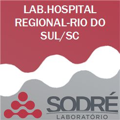 Exame Toxicológico - Rio Do Sul-SC - LAB.HOSPITAL REGIONAL-RIO DO SUL/SC (C.N.H, Empregado CLT, Concurso Público)