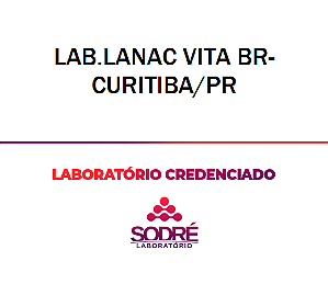 Exame Toxicológico - Curitiba-PR - LAB.LANAC VITA BR-CURITIBA/PR (C.N.H, Empregado CLT, Concurso Público)