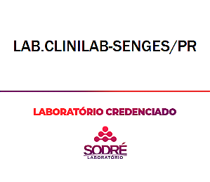 Exame Toxicológico - Senges-PR - LAB.CLINILAB-SENGES/PR (C.N.H, Empregado CLT, Concurso Público)