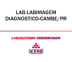 Exame Toxicológico - Cambe-PR - LAB.LABIMAGEM DIAGNOSTICO-CAMBE/PR (C.N.H, Empregado CLT, Concurso Público)