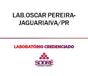 Exame Toxicológico - Jaguariaiva-PR - LAB.OSCAR PEREIRA-JAGUARIAIVA/PR (C.N.H, Empregado CLT, Concurso Público)