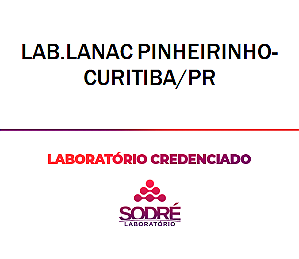 Exame Toxicológico - Curitiba-PR - LAB.LANAC PINHEIRINHO-CURITIBA/PR (C.N.H, Empregado CLT, Concurso Público)