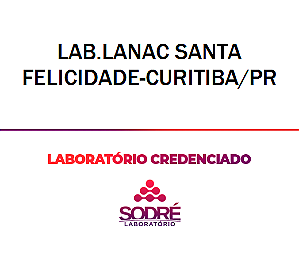 Exame Toxicológico - Curitiba-PR - LAB.LANAC SANTA FELICIDADE-CURITIBA/PR (C.N.H, Empregado CLT, Concurso Público)
