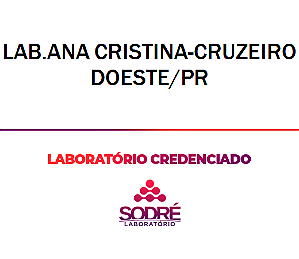 Exame Toxicológico - Cruzeiro Do Oeste-PR - LAB.ANA CRISTINA-CRUZEIRO DOESTE/PR (C.N.H, Empregado CLT, Concurso Público)