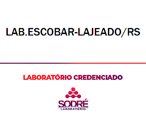 Exame Toxicológico - Lajeado-RS - LAB.ESCOBAR-LAJEADO/RS (C.N.H, Empregado CLT, Concurso Público)