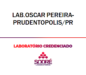 Exame Toxicológico - Prudentopolis-PR - LAB.OSCAR PEREIRA-PRUDENTOPOLIS/PR (C.N.H, Empregado CLT, Concurso Público)