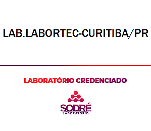 Exame Toxicológico - Curitiba-PR - LAB.LABORTEC-CURITIBA/PR (C.N.H, Empregado CLT, Concurso Público)