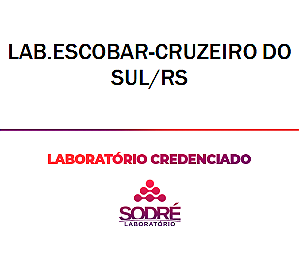 Exame Toxicológico - Cruzeiro Do Sul-RS - LAB.ESCOBAR-CRUZEIRO DO SUL/RS (C.N.H, Empregado CLT, Concurso Público)