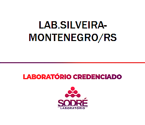 Exame Toxicológico - Montenegro-RS - LAB.SILVEIRA-MONTENEGRO/RS (C.N.H, Empregado CLT, Concurso Público)