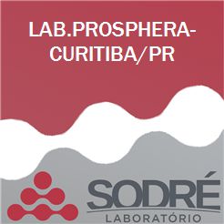 Exame Toxicológico - Curitiba-PR - LAB.PROSPHERA-CURITIBA/PR (C.N.H, Empregado CLT, Concurso Público)