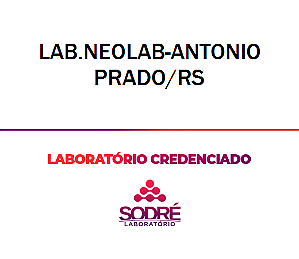 Exame Toxicológico - Antonio Prado-RS - LAB.NEOLAB-ANTONIO PRADO/RS (C.N.H, Empregado CLT, Concurso Público)