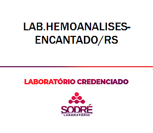 Exame Toxicológico - Encantado-RS - LAB.HEMOANALISES-ENCANTADO/RS (C.N.H, Empregado CLT, Concurso Público)