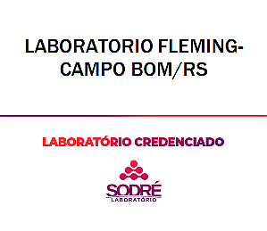 Exame Toxicológico - Campo Bom-RS - LABORATORIO FLEMING-CAMPO BOM/RS (C.N.H, Empregado CLT, Concurso Público)