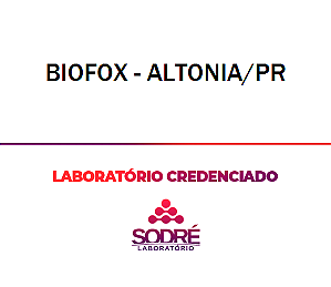 Exame Toxicológico - Altonia-PR - BIOFOX - ALTONIA/PR (C.N.H, Empregado CLT, Concurso Público)