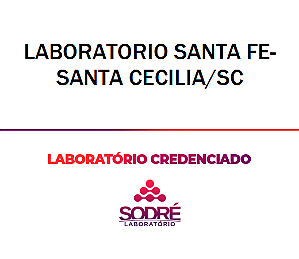 Exame Toxicológico - Santa Cecilia-SC - LABORATORIO SANTA FE-SANTA CECILIA/SC (C.N.H, Empregado CLT, Concurso Público)