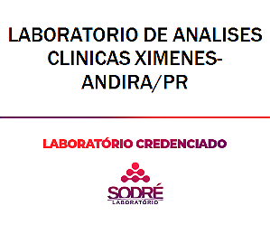 Exame Toxicológico - Andira-PR - LABORATORIO DE ANALISES CLINICAS XIMENES-ANDIRA/PR (C.N.H, Empregado CLT, Concurso Público)