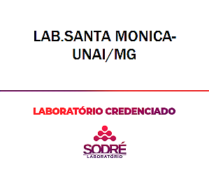 Exame Toxicológico - Unai-MG - LAB.SANTA MONICA-UNAI/MG (C.N.H, Empregado CLT, Concurso Público)