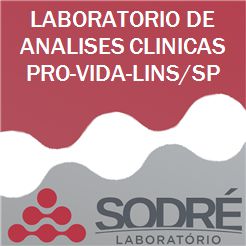 Exame Toxicológico - Lins-SP - LABORATORIO DE ANALISES CLINICAS PRO-VIDA-LINS/SP (C.N.H, Empregado CLT, Concurso Público)