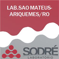 Exame Toxicológico - Ariquemes-RO - LAB.SAO MATEUS-ARIQUEMES/RO (C.N.H, Empregado CLT, Concurso Público)