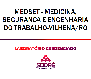 Exame Toxicológico - Vilhena-RO - MEDSET - MEDICINA, SEGURANCA E ENGENHARIA DO TRABALHO-VILHENA/RO (C.N.H, Empregado CLT, Concurso Público)