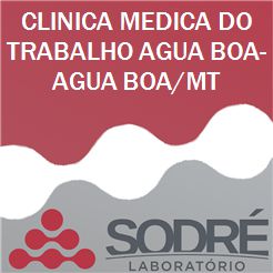 Exame Toxicológico - Agua Boa-MT - CLINICA MEDICA DO TRABALHO AGUA BOA-AGUA BOA/MT (C.N.H, Empregado CLT, Concurso Público)