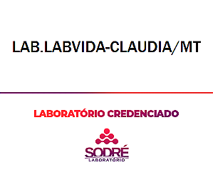 Exame Toxicológico - Claudia-MT - LAB.LABVIDA-CLAUDIA/MT (C.N.H, Empregado CLT, Concurso Público)