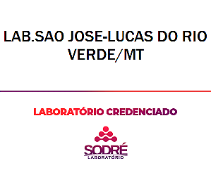 Exame Toxicológico - Lucas Do Rio Verde-MT - LAB.SAO JOSE-LUCAS DO RIO VERDE/MT (C.N.H, Empregado CLT, Concurso Público)