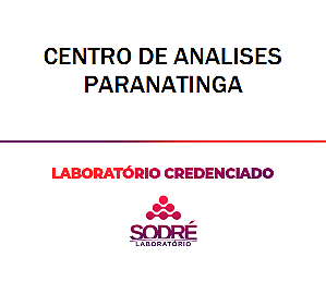 Exame Toxicológico - Paranatinga-MT - CENTRO DE ANALISES PARANATINGA (C.N.H, Empregado CLT, Concurso Público)