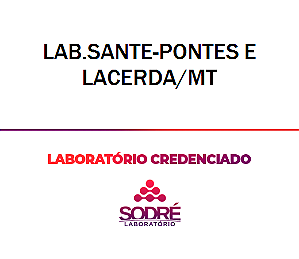 Exame Toxicológico - Pontes E Lacerda-MT - LAB.SANTE-PONTES E LACERDA/MT (C.N.H, Empregado CLT, Concurso Público)