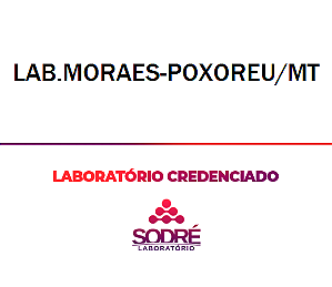 Exame Toxicológico - Poxoreo-MT - LAB.MORAES-POXOREU/MT (C.N.H, Empregado CLT, Concurso Público)