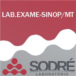Exame Toxicológico - Sinop-MT - LAB.EXAME-SINOP/MT (C.N.H, Empregado CLT, Concurso Público)