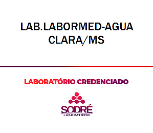 Exame Toxicológico - Agua Clara-MS - LAB.LABORMED-AGUA CLARA/MS (C.N.H, Empregado CLT, Concurso Público)