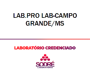Exame Toxicológico - Campo Grande-MS - LAB.PRO LAB-CAMPO GRANDE/MS (C.N.H, Empregado CLT, Concurso Público)