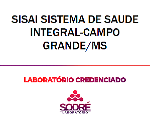 Exame Toxicológico - Campo Grande-MS - SISAI SISTEMA DE SAUDE INTEGRAL-CAMPO GRANDE/MS (C.N.H, Empregado CLT, Concurso Público)
