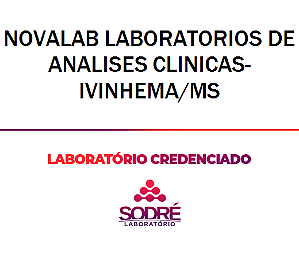 Exame Toxicológico - Ivinhema-MS - NOVALAB LABORATORIOS DE ANALISES CLINICAS-IVINHEMA/MS (C.N.H, Empregado CLT, Concurso Público)
